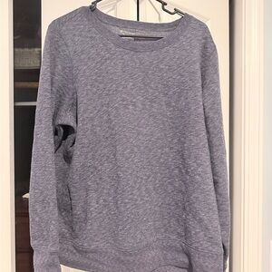 Women’s Crewneck Sweater - Heather Blue